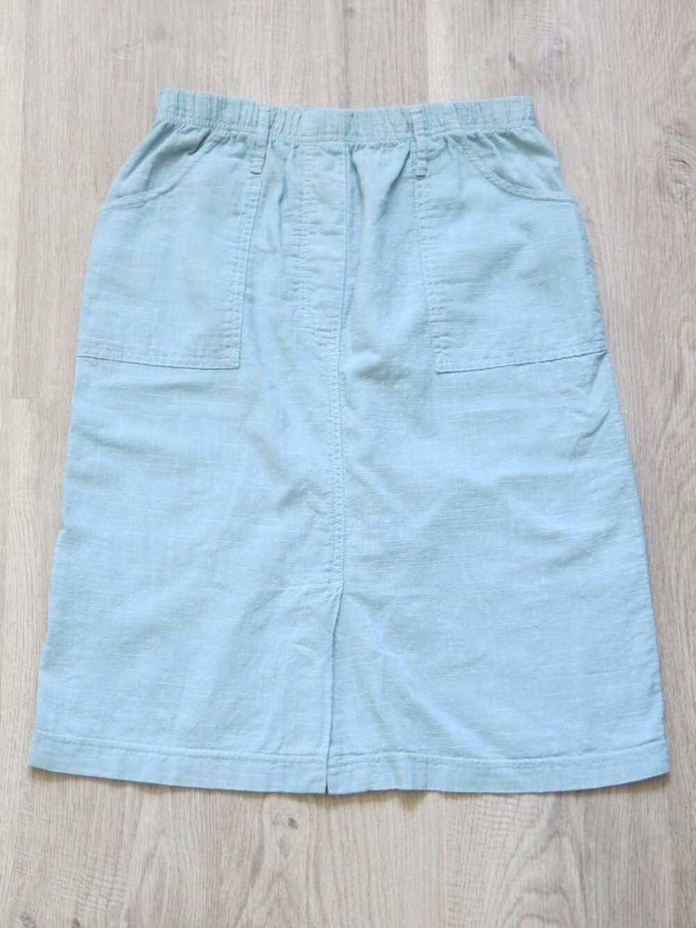 Tilley 100% Cotton Blue A Line Skirt - Size Medium